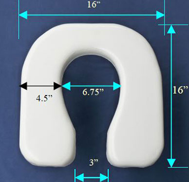 Model 4005 extra support dimensions